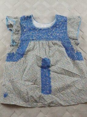 J.Marie Embroider Puff Sleeve Blouse Womens Small Boho Western